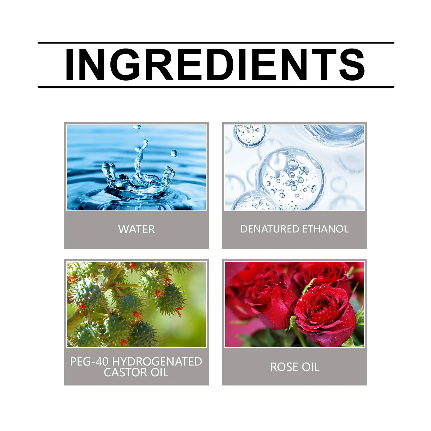 Rose Scented Room Spray 100ml Long Lasting Air Freshener for Bedroom Bathroom Office Instant Odor Eliminator Natural Fragrance