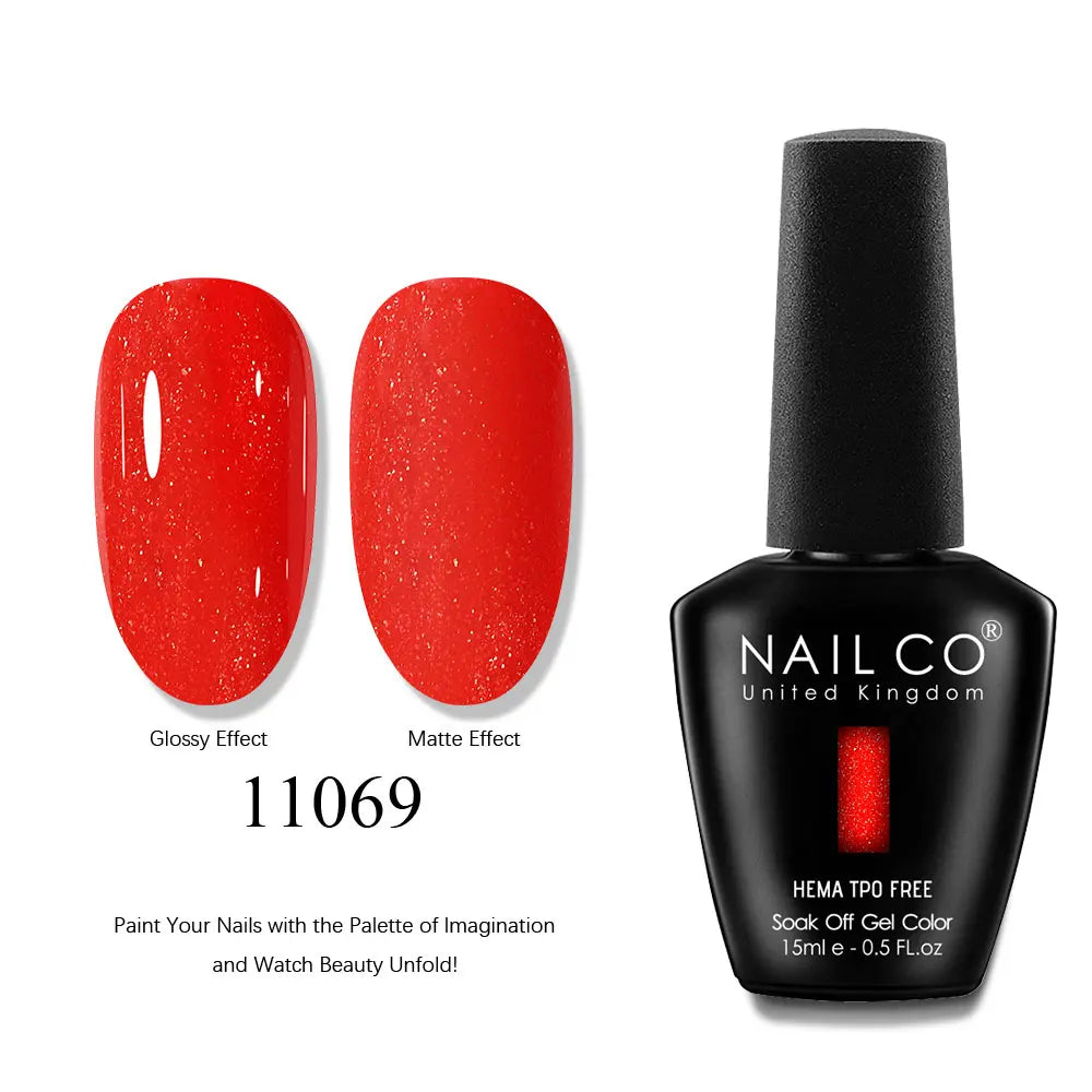 NAILCO 2025 Winter 15ML Gel Nail Polish Nails Semi-permanent UV Varnish High Quality Glass Bottle Nail Art Polish For Manicure