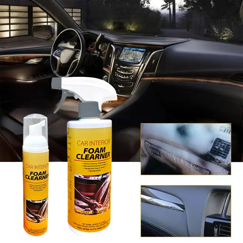 LEIBOO Multi-purpose Foam Cleaner Cleaning Agent Automoive Car Interior Home Foam Cleaner Home Cleaning Foam Spray Cleaners