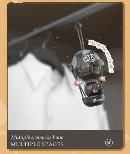 Hot air balloon bear car air freshener hanging accessories perfume fragrance diffuser decoration rearview mirror pendant hanger