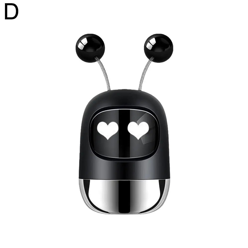 New Car Air Freshener Auto Mini Robot Air Vent Clip Parfum Flavoring Ventilation Outlet Aromatherapy Automotive Interior
