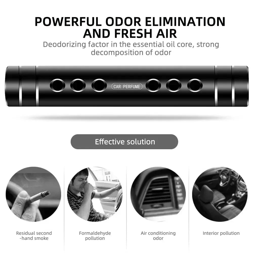 Car Air Freshener Smell Vent Perfume Flavoring Remove Odors Aroma Car Air Conditioning Clip Magnet Diffuser Solid Perfume Amagi