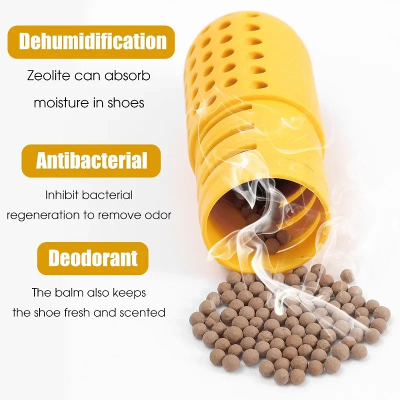 Shoes Deodorizer Capsules Shoe Closet Smell Absorber Capsule Smell Eliminator Deodorant Dehumidifier Portable Shoe Freshener