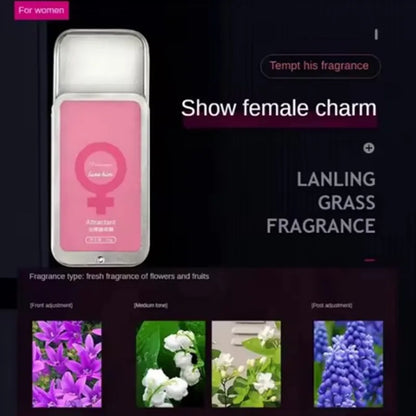 Women Men Body Heterosexual Hormones Perfume Solid Balm Long-lasting Scent Portable Solid Perfume Cologne Fragrance