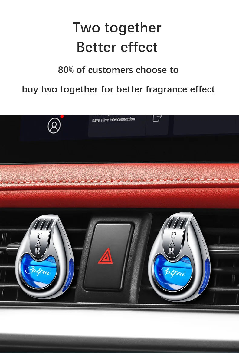 Car Air Freshener Fragrance Car Interior Air Vent Creative Diffuser Lasting Pendant Aromatherapy For Auto Smell Perfume Scent