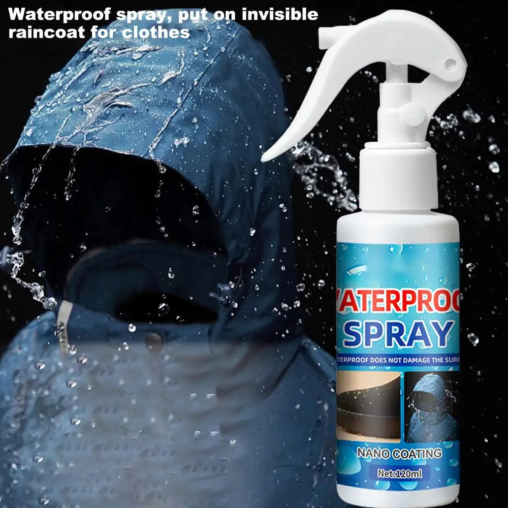 120ml Waterproof Spray for Shoes Lasting Fabric Shoe Protector Spray Nano Protection Shoe Stain Protector Spray for Sneakers