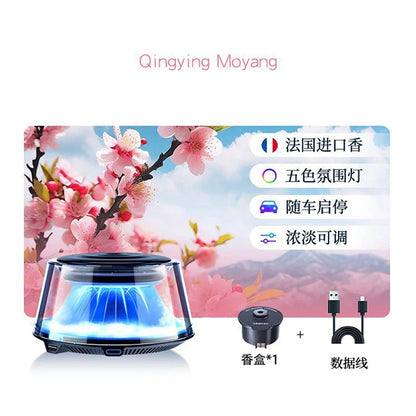 Advanced car air freshener for men and women, elegant car fragrance diffuser with decorative bracket