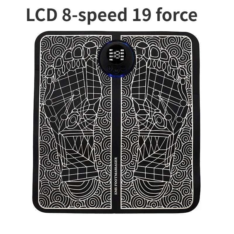 Foot Massage Mat Massager Feet Ems Calf Electric Tool Device Blood Circulation Spa Exerciser Insoles Myostimulator Machine Detox