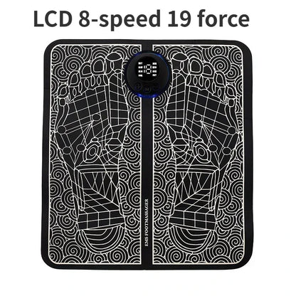 Foot Massage Mat Massager Feet Ems Calf Electric Tool Device Blood Circulation Spa Exerciser Insoles Myostimulator Machine Detox