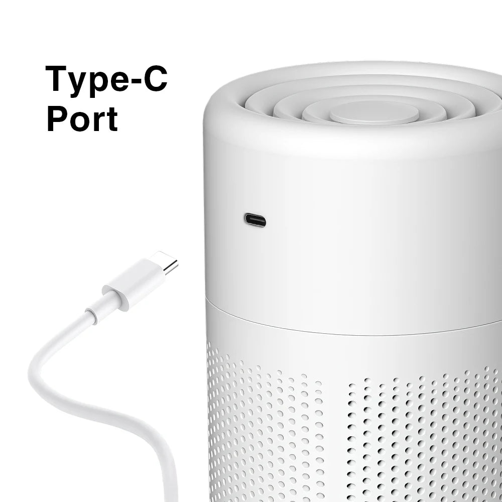 Household Air Purifier Portable Air Cleaner Mini Desktop Air Purifier With HEPA Filter Air Freshener Air Cleaner For Home Office