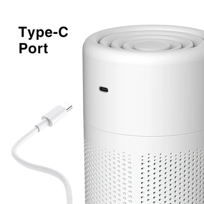 Household Air Purifier Portable Air Cleaner Mini Desktop Air Purifier With HEPA Filter Air Freshener Air Cleaner For Home Office