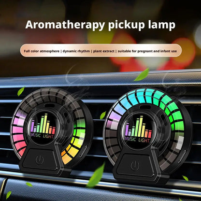 Car Air Outlet Aromatherapy Air Diffuser Aroma Car Music Rhythm LampAir Freshener For Removing Odors Car Accessories