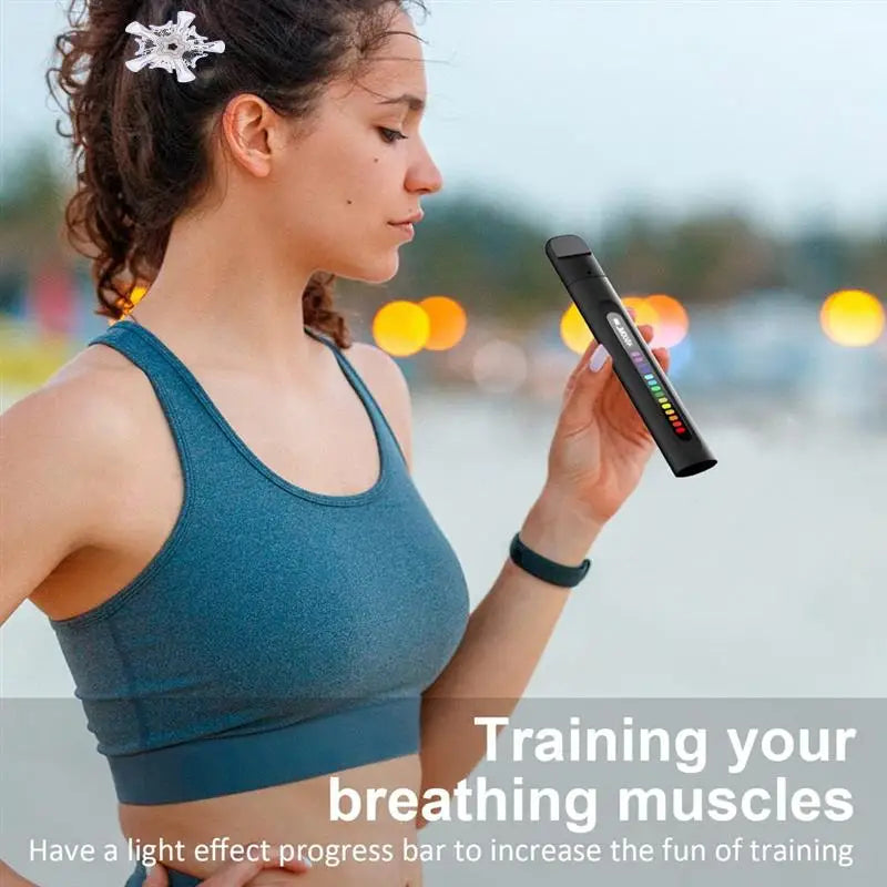 Breathing Exercise Device Trainer Smart Breathing Trainer Breathing Exercise Device With Breath Monitor For Athletes And Sports