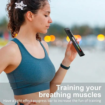 Breathing Exercise Device Trainer Smart Breathing Trainer Breathing Exercise Device With Breath Monitor For Athletes And Sports