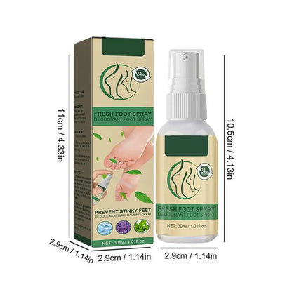 Fresh Foot Deodorant Spray Foot Spray Shoe Odor Remover For Sweaty Feet Natural Shoe Deodorizer And Foot Spray