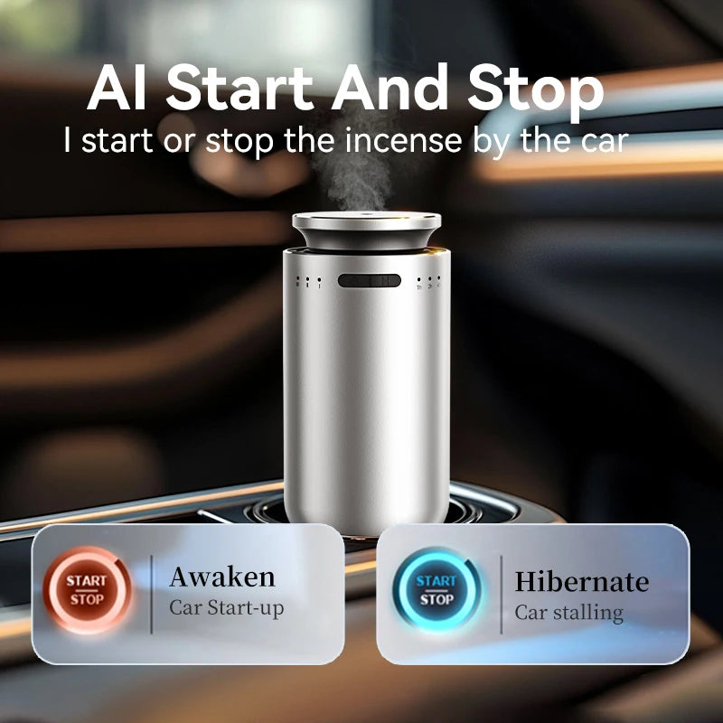 Car Electric Air Diffuser Aroma  Compact Car Diffuser for Long-Lasting Aromatherapy Car Air Freshener For Removing Odors