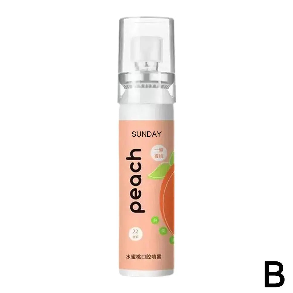 Fresh Oral Spray Fruit Flavour Fresh Breath Spray Portable Refreshing Cool Fresh Breath Oral Odor Remover Fights Bad Breath