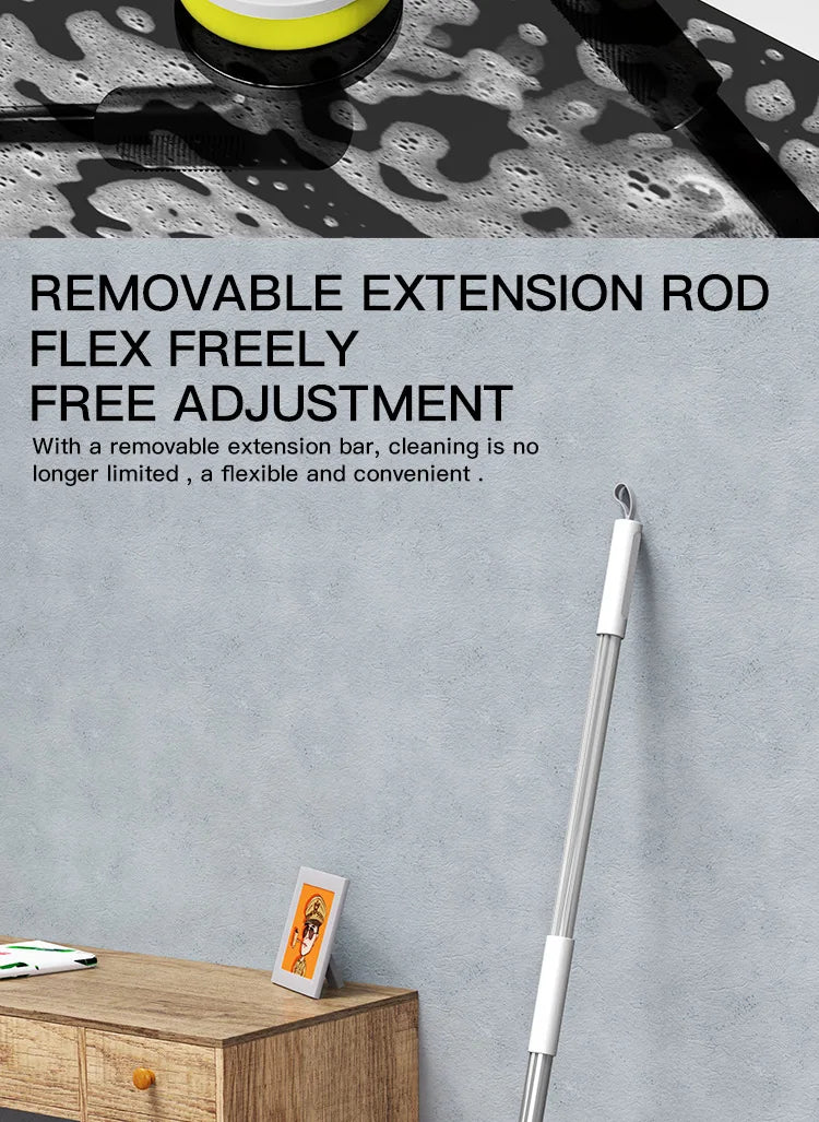 Kitchen Cleaning Tool USB 5 in 1 Cleaner Bathroom Bathtub Clean Brush Spin Scrubber Electric Cleaning Brush to Dishwashing Sink