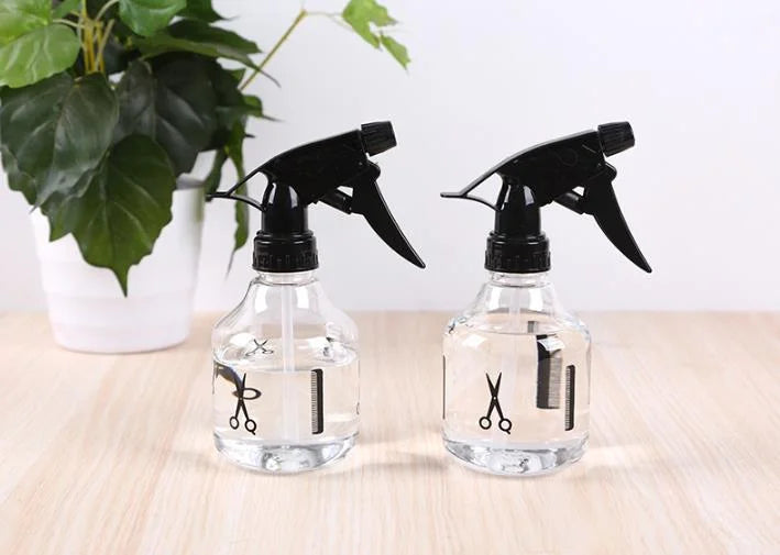 250ML Hairdressing Spray Bottle Salon Barber Hair Tools Water Sprayer Transparent Make-up Style Portable Plastic Spray Bottles