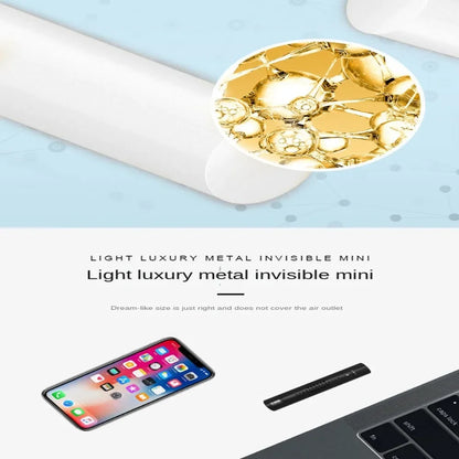 Car Air Vent Freshener Perfume Diffuser Metal Air Conditioning Outlet Clip with 5 Aroma Fragrance Sticks Auto Interior Accessory