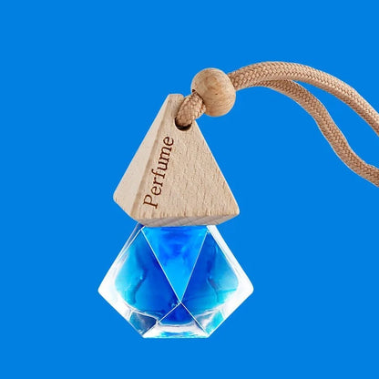 Wood Hanging Car Air Freshener Diffuser Perfume Aromatherapy Essential Oil Bottle Hanging Car Air Freshener Car Auto Accessories