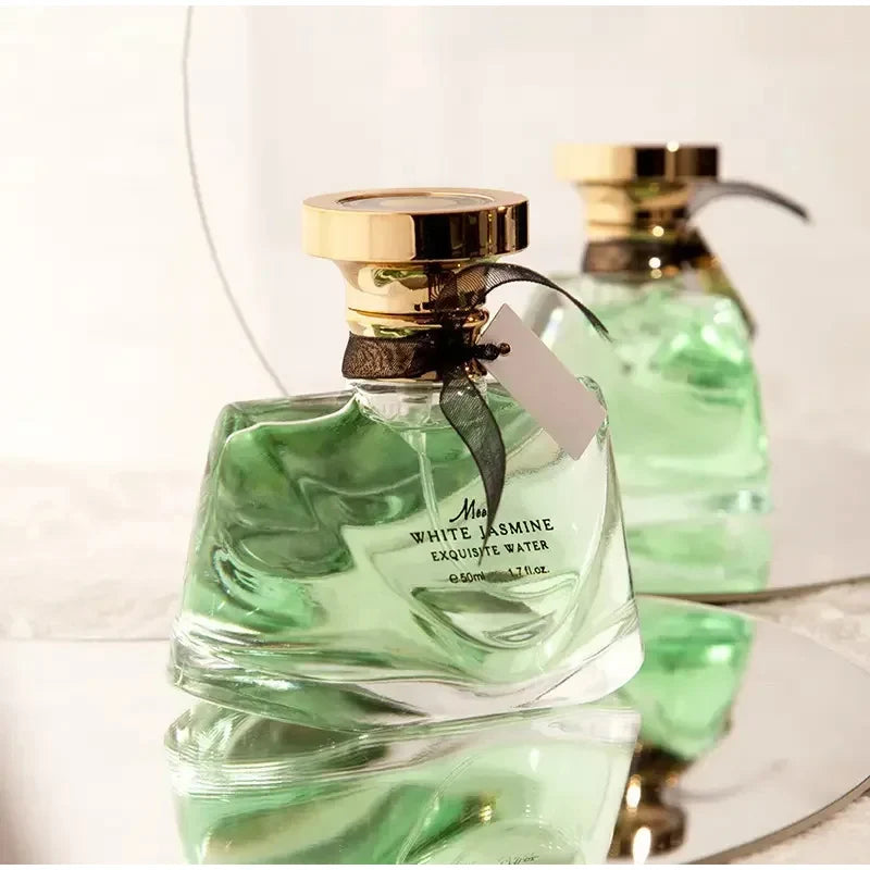 Jasmine Perfume For Women New White Jasmine Scent Natural Lasting Fresh Delicate Floral 50ml Musk Elegant Diamond-shaped Bottle