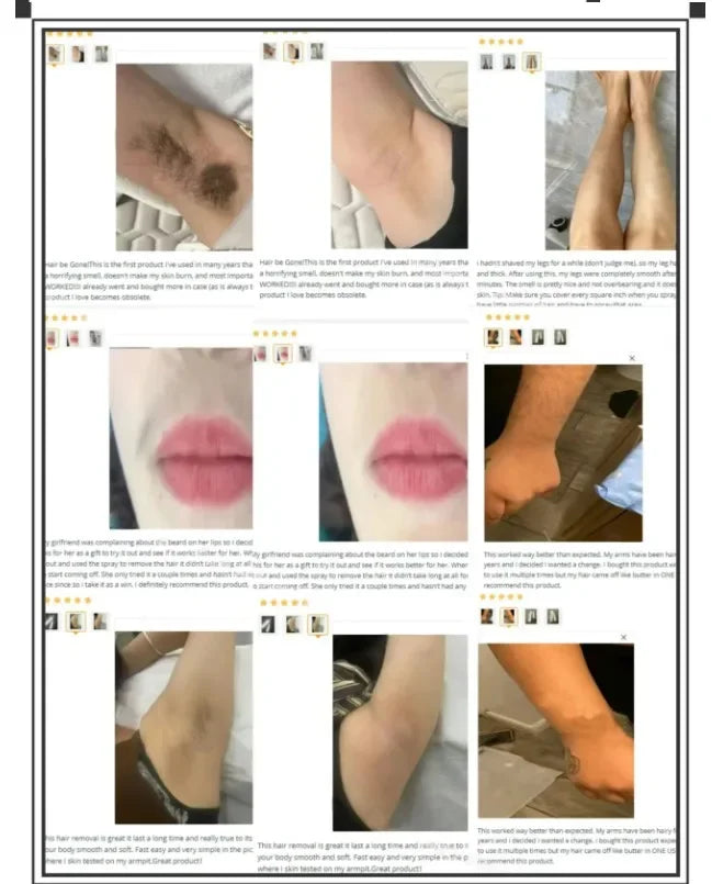 Hair removal spray powerful hair part healthy painless hair removal growth inhibitor male and female body care Korean products