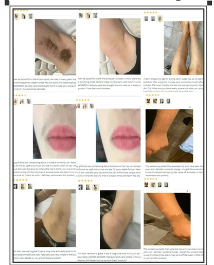 Hair removal spray powerful hair part healthy painless hair removal growth inhibitor male and female body care Korean products