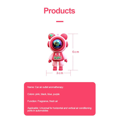 Car Air Conditioning Aromatherapy Clip Cartoon Astronaut Air Outlet Perfume Fragrance Car Air Freshener Car Air Vent Accessories