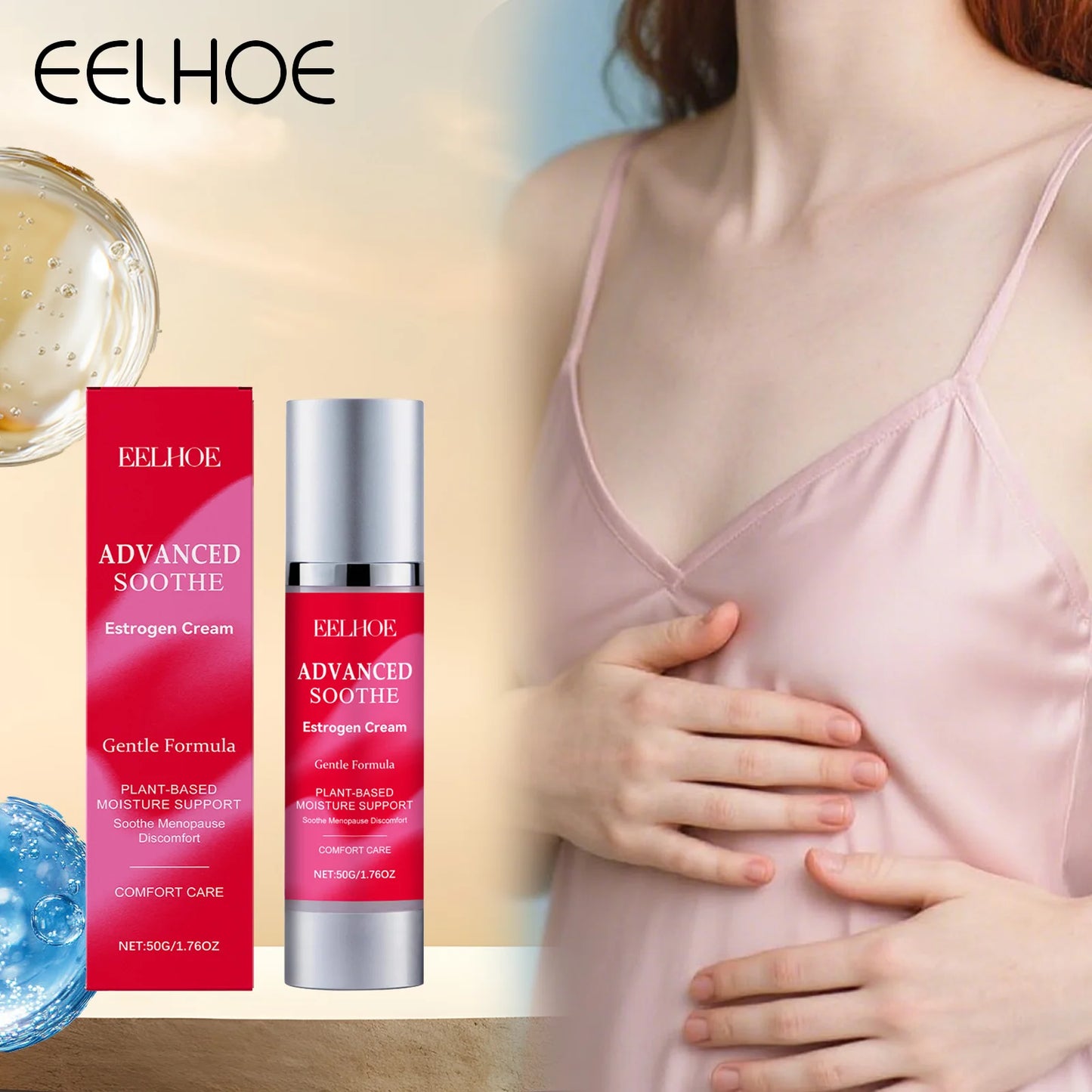 Intimate Care Cream for Women Daily Moisturizer Body Cream for Dry Sensitive Skin Winter Skincare Holiday Gift Festive Gift Set