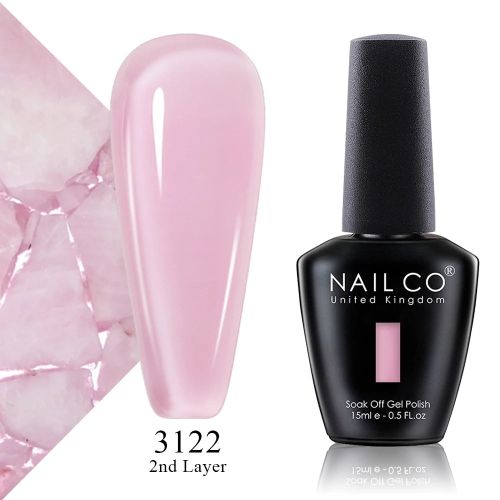 NAILCO 2025 Winter 15ML Gel Nail Polish Nails Semi-permanent UV Varnish High Quality Glass Bottle Nail Art Polish For Manicure