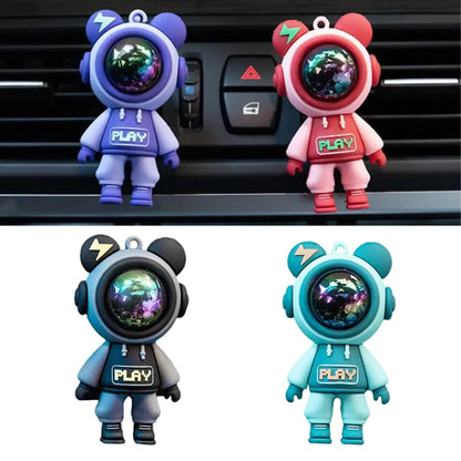 Car Air Conditioning Aromatherapy Clip Cartoon Astronaut Air Outlet Perfume Fragrance Car Air Freshener Car Air Vent Accessories