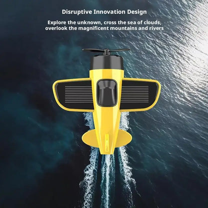 Car Air Freshener Creative Solar Powered Rotating Airplane Ornament Flavoring Fragrance Decoration Car Interior Accessories