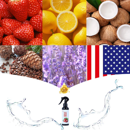 150ml strawberry-Scented Hand-Sprayed Air Freshener – Car Spray, Home Air Purifying & Deodorizing Fragrance