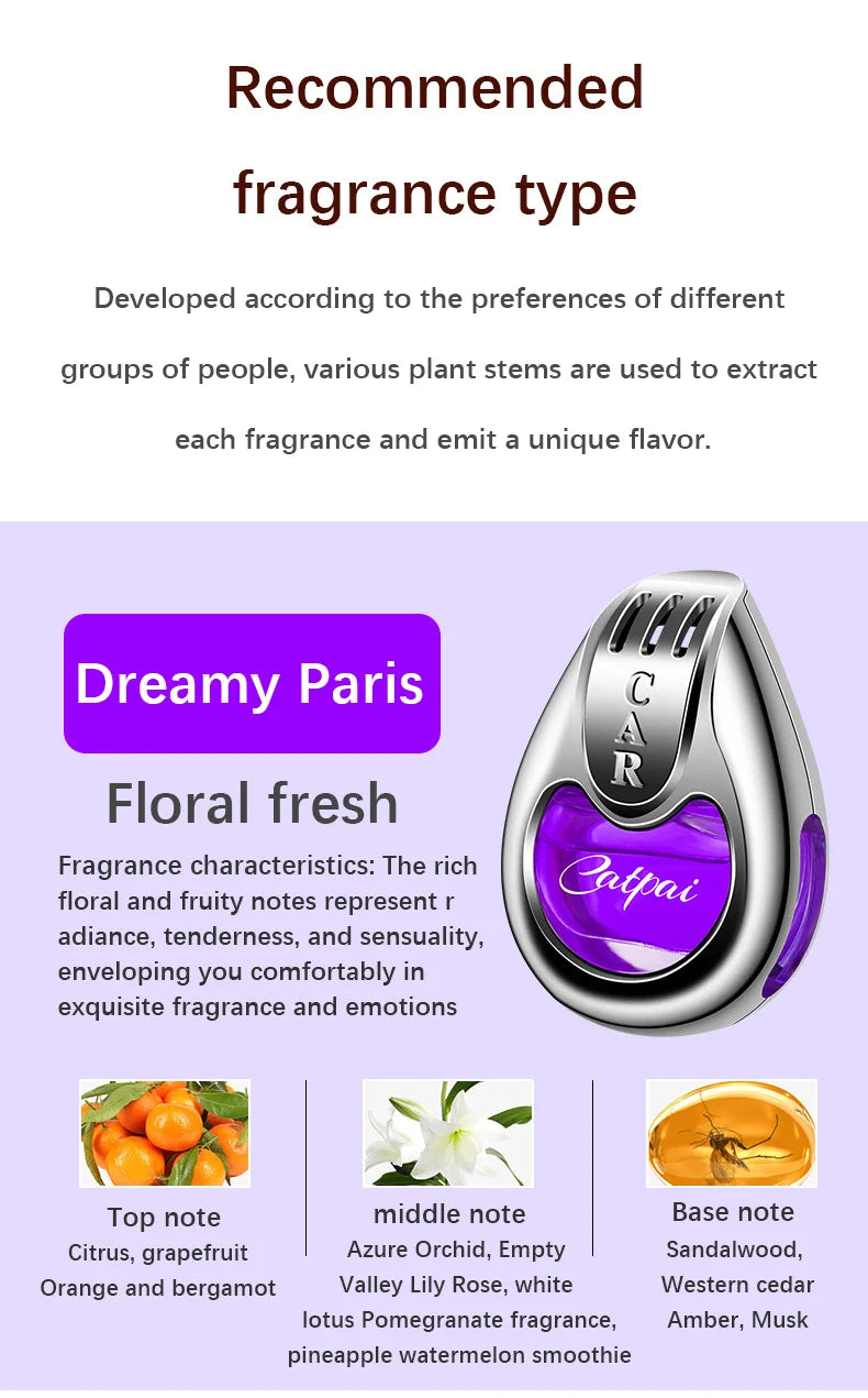 Car Air Freshener Fragrance Car Interior Air Vent Creative Diffuser Lasting Pendant Aromatherapy For Auto Smell Perfume Scent