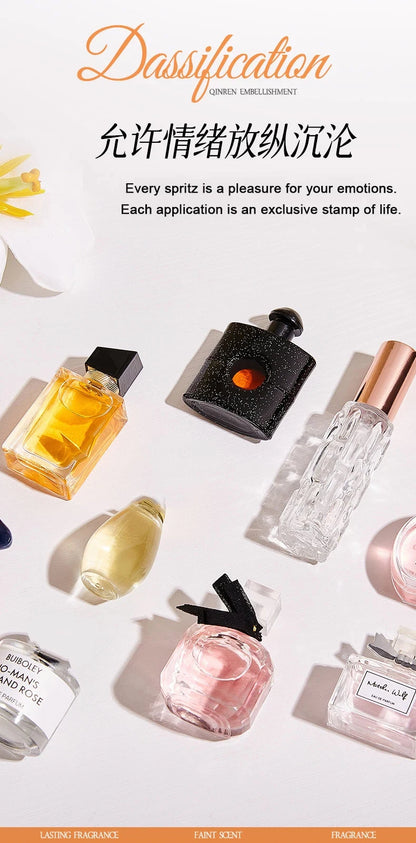 7.5ml*8pcs Women Perfume MenPheromones Fragrance Long Lasting Woody Floral Cologne Compact Portable Perfume Luxury Gift Set