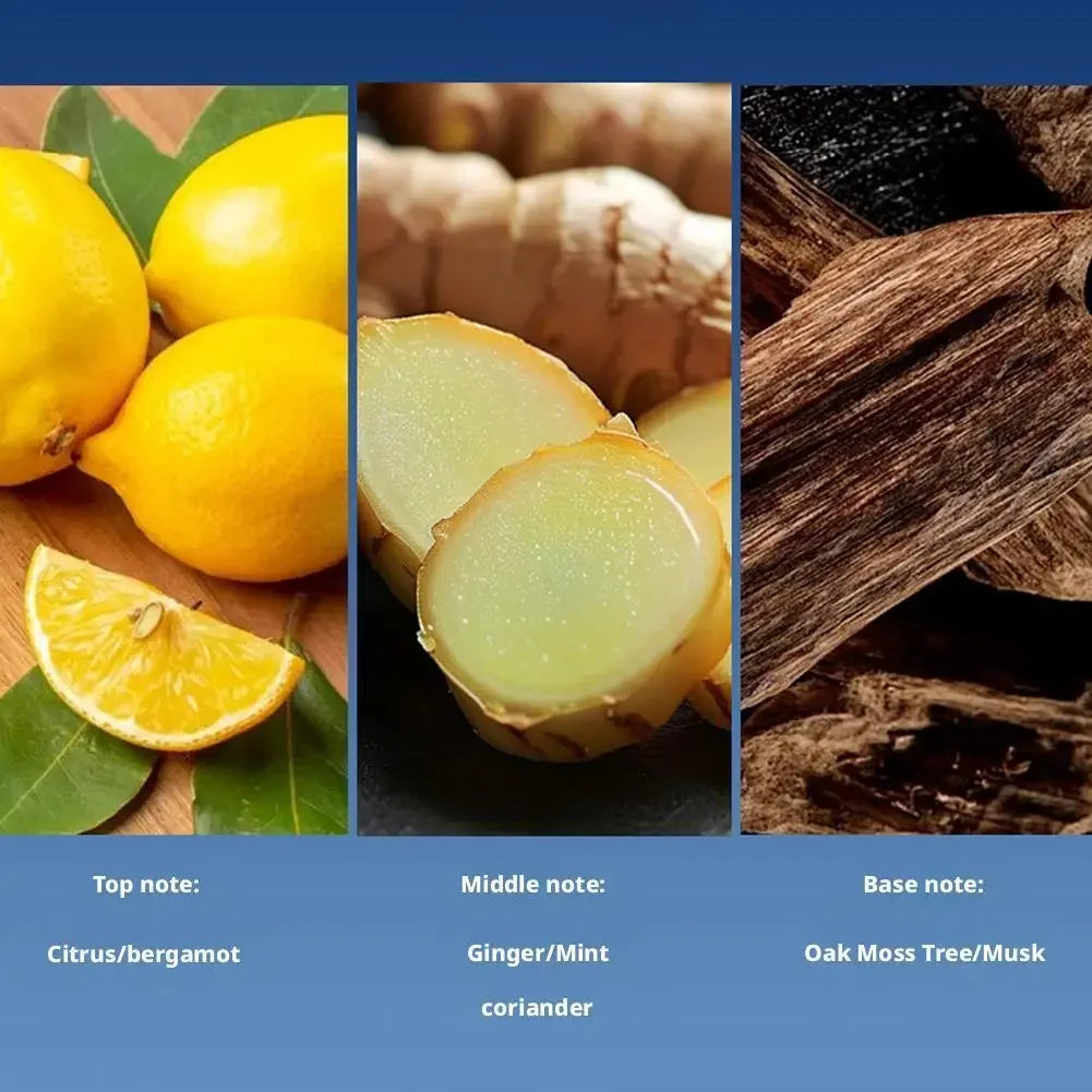 30ml Azure Marine Cologne For Men – Fresh Citrus & Sea Notes,Long-Lasting Charming Romantic Original Cologne Perfumes