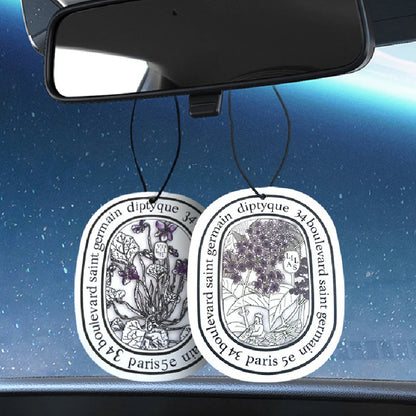 New Car Solid Air Freshener Hanging Clip, Dual Function as Vehicle Decor & Scented Ornament, Long-Lasting Aroma for Cars