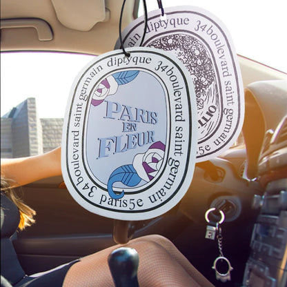 New Car Solid Air Freshener Hanging Clip, Dual Function as Vehicle Decor & Scented Ornament, Long-Lasting Aroma for Cars