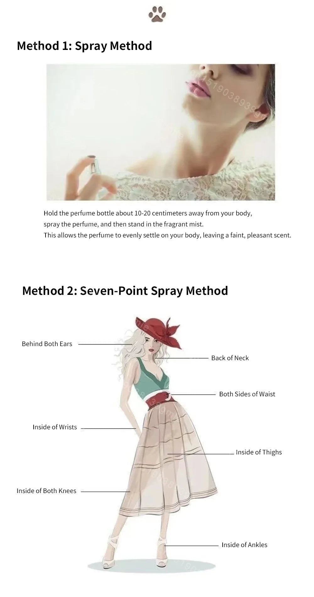 Women Perfume Fragrant notes of flowers and fruits Scent Romantic Fragrance Lingering Encounter Light Glamour Body Spray