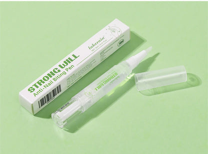 Lakerain Anti-Nail Biting Pen Strong Bitter Protect Nails Apply Quickly Safe Ingredients Natural Moisturizing Nail Pen Care Tool