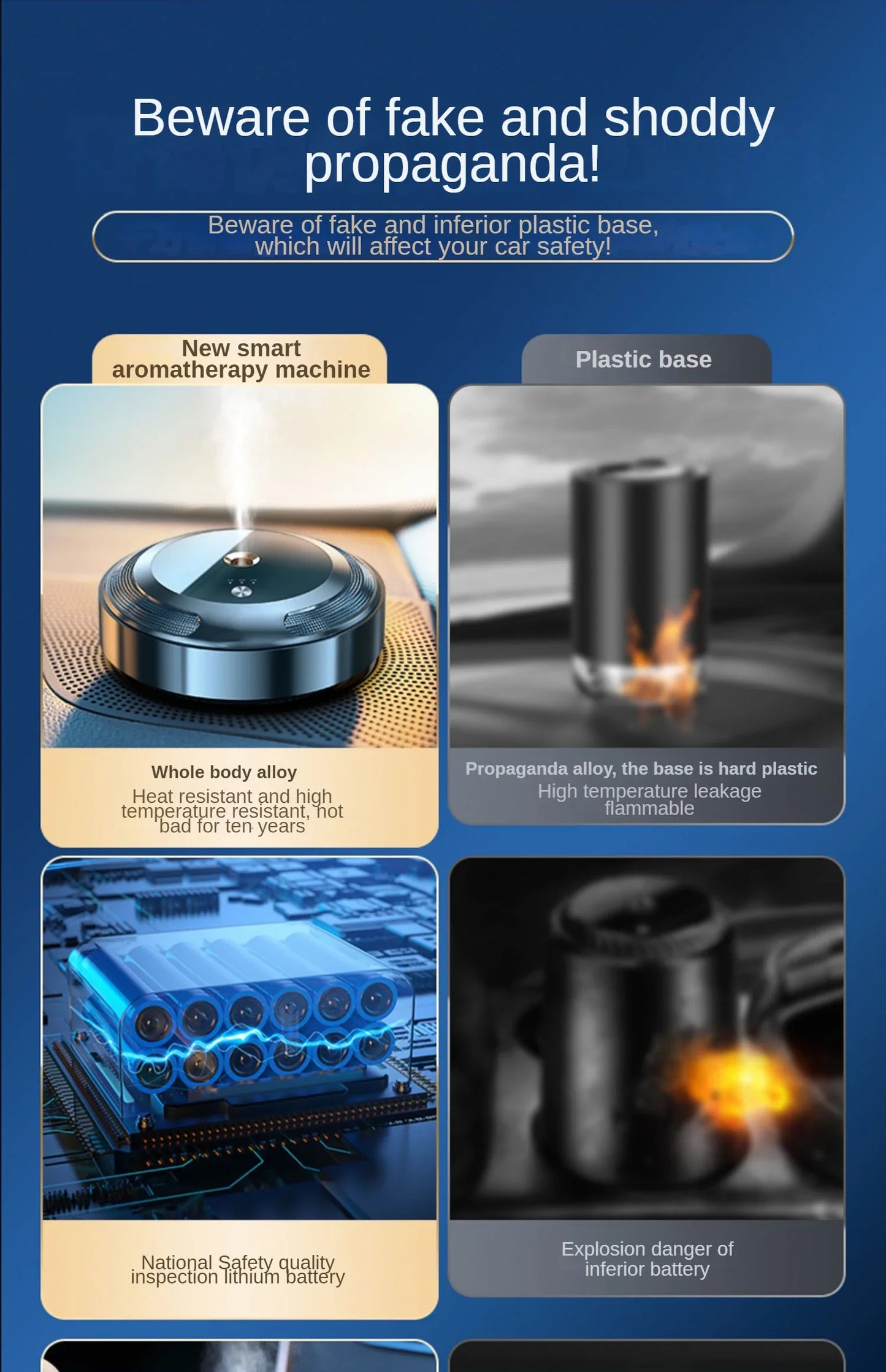 Car Air Freshener Air Purifier Smart Aroma Diffuser for Vehicle Essential Oils Diffuser Office Room Car Smell Distributor