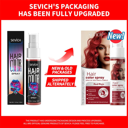 New Hair Color Spray Temporary Diy Hair Dye Spray Halloween Party Costume Instant Hair Styling Spray Disposable Hair Tools 30ml