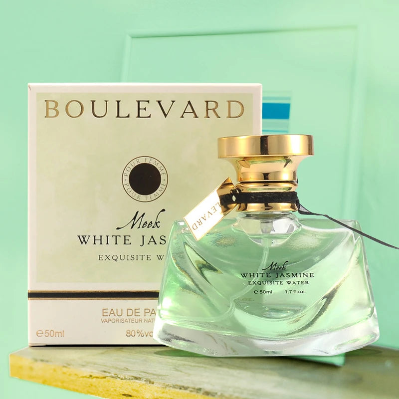 Jasmine Perfume For Women New White Jasmine Scent Natural Lasting Fresh Delicate Floral 50ml Musk Elegant Diamond-shaped Bottle