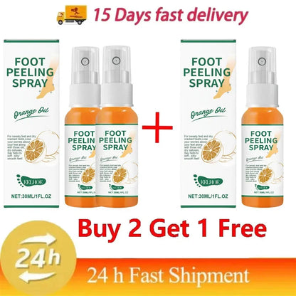 Herbal Anti Crack Foot Cream Peeling Spray Heel Cracking Repair Products Exfoliation Dead Skin Removal Softening Smooth Care