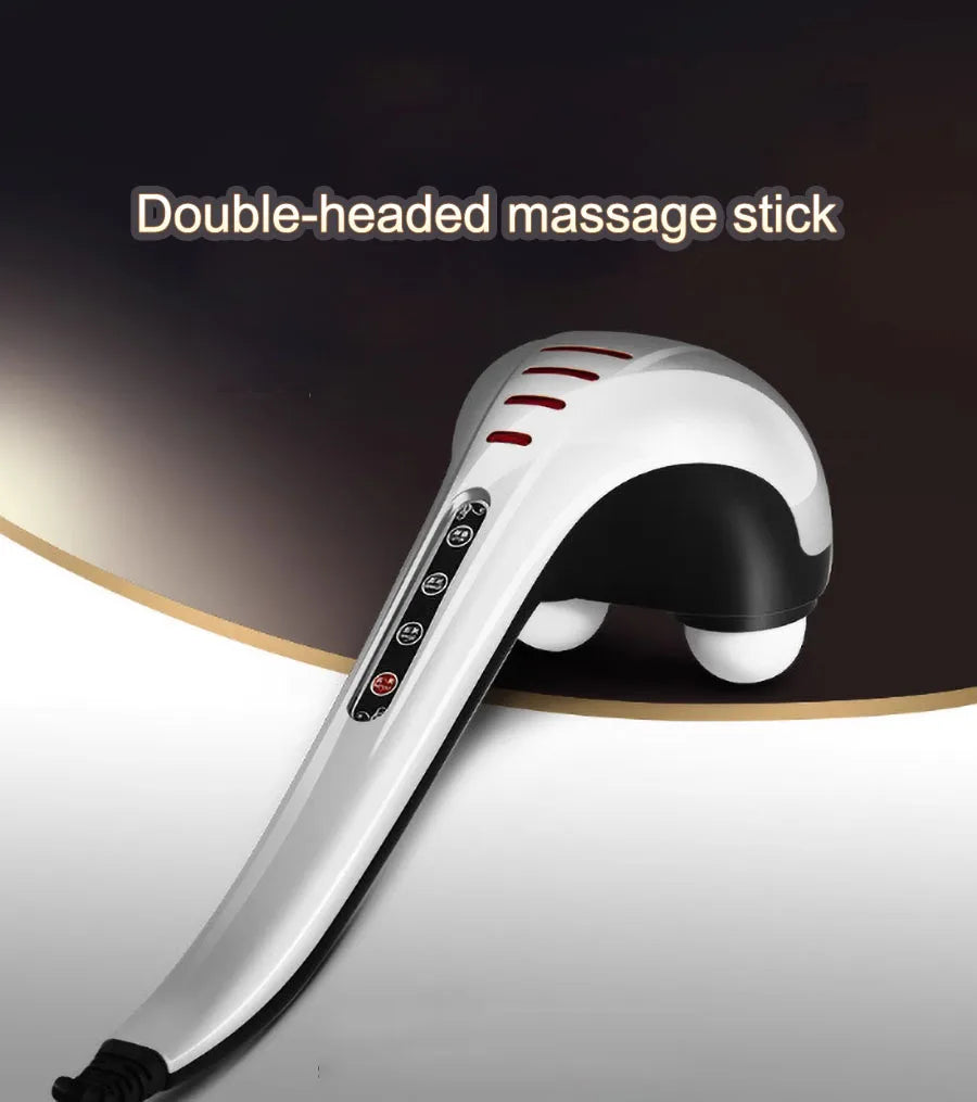 Massager stick   220V massage hammer neck waist hand-held multi-function body tapping meridian hammer back massage hammer
