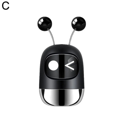 New Car Air Freshener Auto Mini Robot Air Vent Clip Parfum Flavoring Ventilation Outlet Aromatherapy Automotive Interior