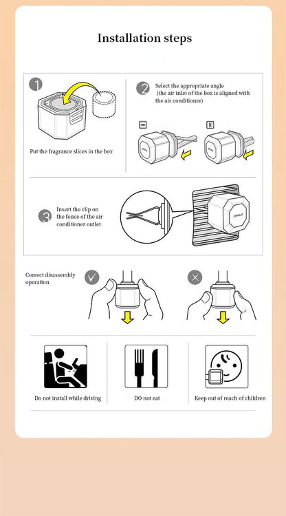 Car Air Fresheners Car Fragrance For Car Interior Air Vents Aromatherapy Auto Flavoring Keep Charming And Fresh Good Gift