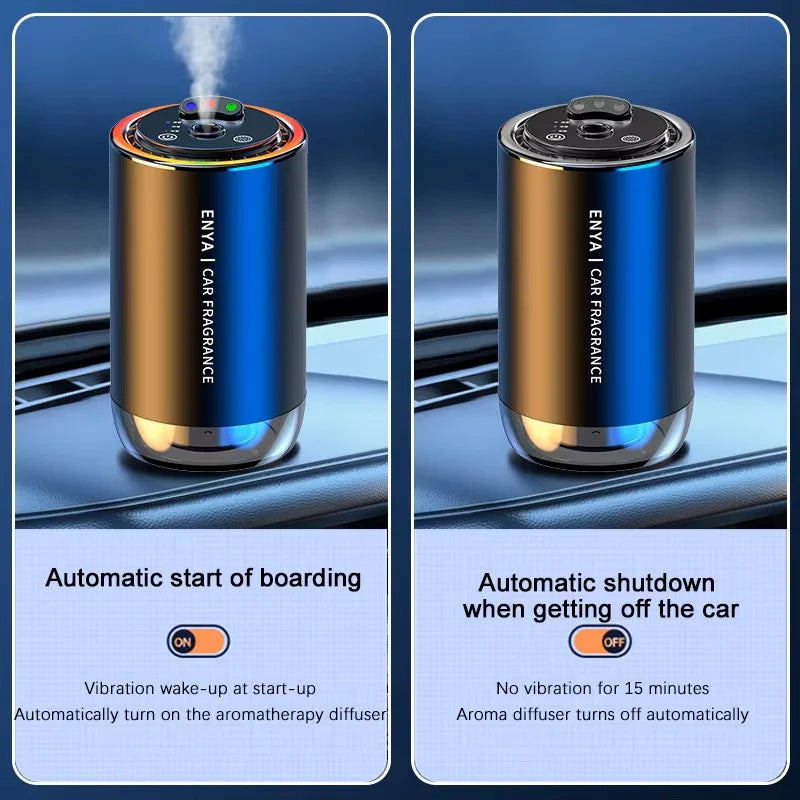 Car Air Freshener 3 in 1 Color Car Perfume Aroma Diffuser Automatic Spray Deodorization Aroma Diffuser Colorful Atmosphere Light