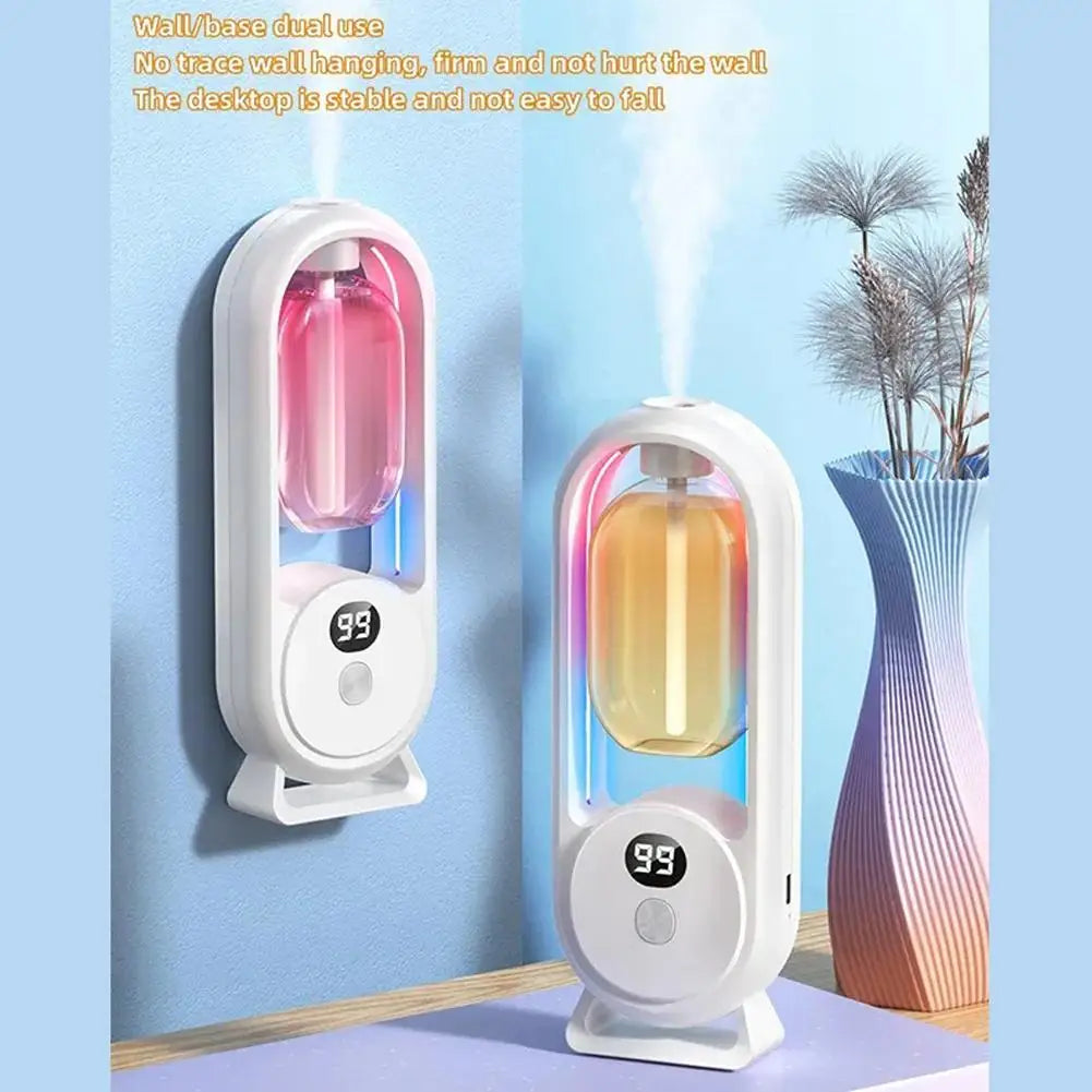 Auto Fragrance Diffuser Machine, Aroma Spray for Home Hotel Bathroom, Large Room Air Freshener with Timer